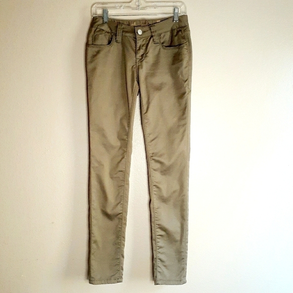 American Rag Cie Olive Curvy Skinny Jeans Size 1R - Picture 1 of 13